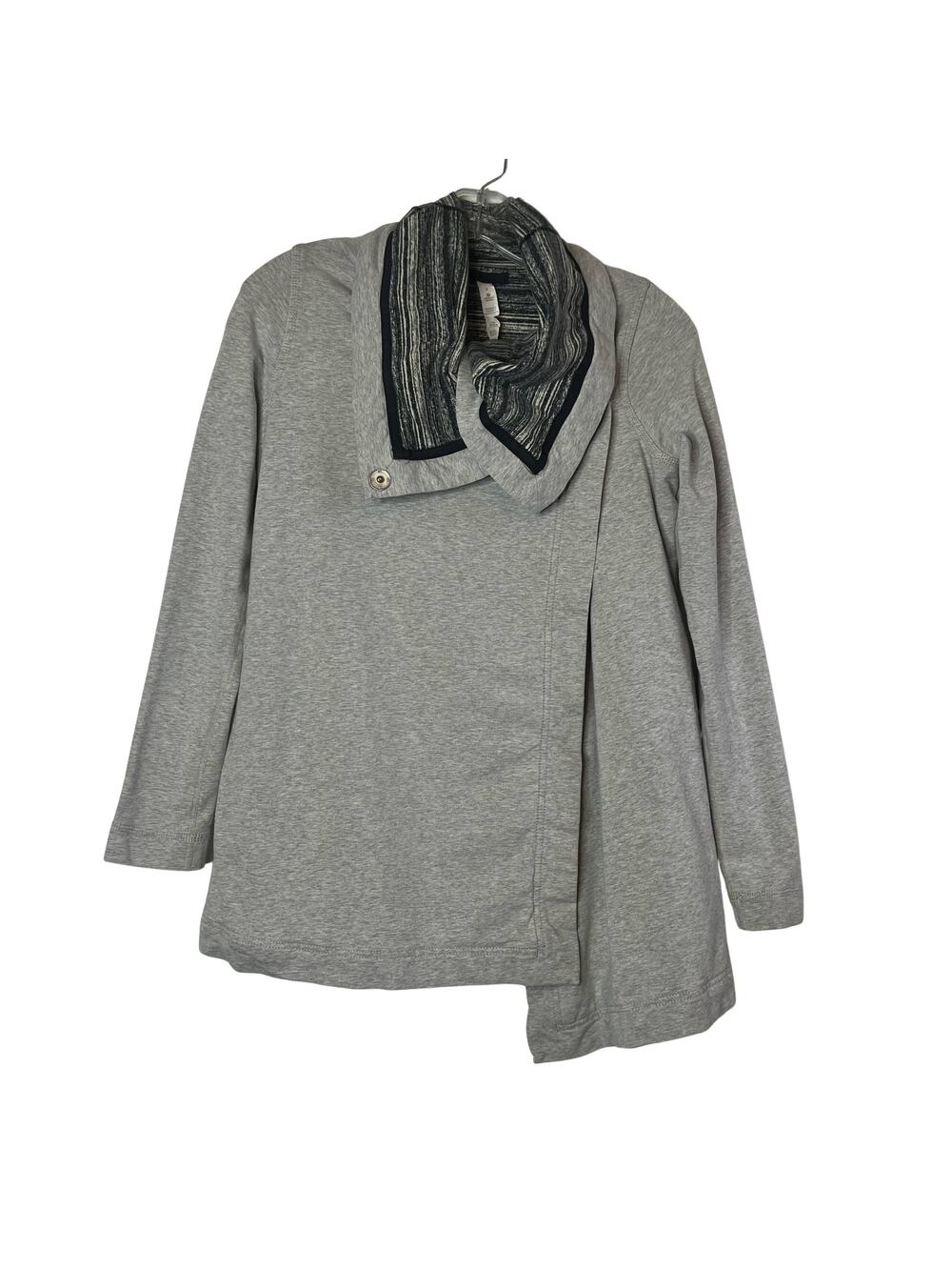 Lululemon Gratitude Wrap Jacket Heathered Grey Womens Size 2